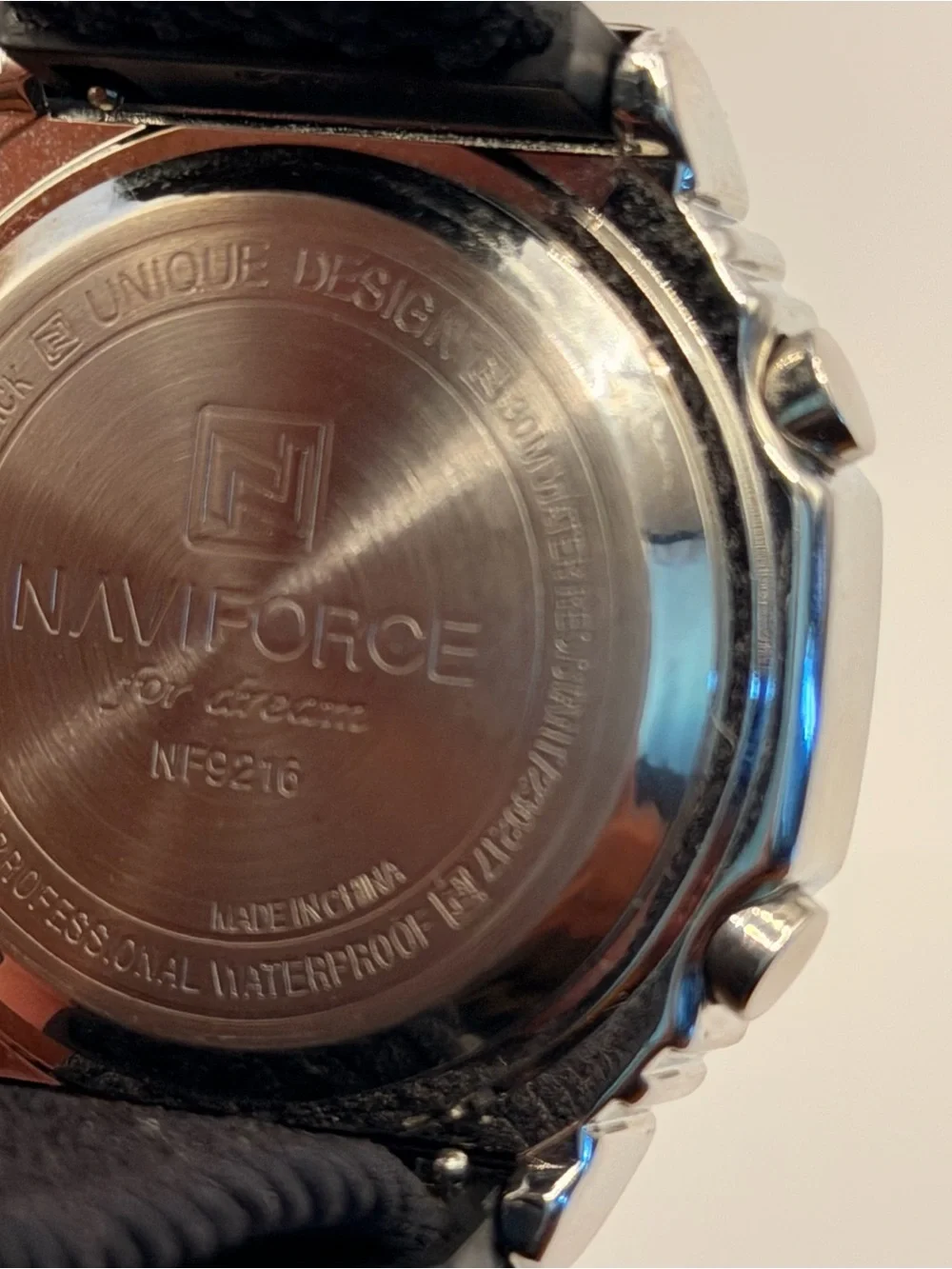 NAVIFORCE Watch Men Week Date LED‎ Digital Wristwatch Silicone Sport Watch